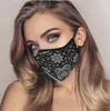 Women Designer Face Masks 3D التمويه طباعة الفم غطاء الفم ركوب الدراجات قابلية للتنفس قناع قابلة للغسل