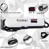 Kemei eléctrico de cabelo eléctrico máquina de corte aparador sem fio homens profissional clipper máquina recarregável cabelo corte barbeiro 220106