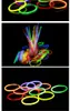 50100PC Mix Color Glow Stick Sicuro Luce Bracciali Collana Fluorescente per Evento Festa Forniture Concerto Decor Y201006