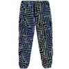 Mens reflexivo calças brilhantes colorido harajuku hip hop dança calças fluorescentes noite cordões esportivos pantalones hombre