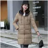 Veste d'hiver Femmes longues Coton Femme Parka Hooded Snow Wear Coats Femme Sorniwear Femme Chaquetas Mujer G8531