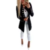 Mode-femmes unique un bouton automne 2018 Slim femmes Long Blazer rouge gris noir bleu Blazer Feminino sous-vêtements femmes grande taille