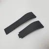 20mm Siyah Kauçuk Yedek Bilek Strap GMT için İzleme Bandı Sub1833669