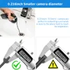 Caméra endoscopique Wifi 5.5mm 1080P HD, caméras serpent semi-rigides télescopiques, Endoscope USB 1M, Endoscope pour IOS et Android