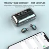 F9 Bluetooth 5.0 EARPHONES TWS Fingeravtryck Touch Headset Hifi STEREO IN-EAR EARSULLS Trådlösa hörlurar för sport