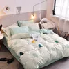 Oloeey Ev Tekstili Karikatür Yatak Setleri Çocuk YataklarıSet Yatak Keten Nevresim Çarşaf Yastık Yatak Setleri C1020