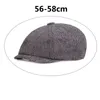 베레모드 베레트 베레트 빈티지 헤링본 개츠비 트위드 피크 블라인더 모자 Sboy Spring Flat Peaked Hats1252c
