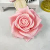 Bloom Rose Flower Shape 3D Silikon Mögel för tvål Göra DIY Cake Mögel Cupcake Jelly Candy Decoration Craft Baking Tools T200708