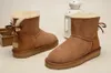 2021 Klassieke Australië WGG Dames Platform Womens Boot Girls Lady Bailey Bow Winter Sneeuw Half Knie Short Boot 191u #