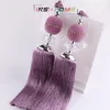 One Pair Multiple Colour Flocked Crystal ball Curtain Tassels Fringe Luxury Curtain Accessories Home Decoration Hanging Balls T200601