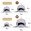 Shark Dog Bed Bed Pet Cat Кровать Акула Кошек Кровати Дом для крупных средних маленьких собак ПЭТ-кровати Щенок Питомник Pet Shop Чиуахуа Домашняя часть домашних животных LJ201203