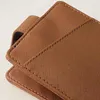 Läder mode mynt fasta plånböcker färg män plånbok vikta kort kontanthållare handväska