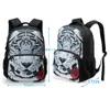 Bolsa escolar de cavalos de animais grandes para meninos adolescentes meninas de cachorro legal para crianças para crianças Moda de moda Travel Backbag LJ201225