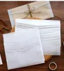 50 PCs/lote Wrap Wrap Wrap Pinkinahy Vintage Invite de casamento Vintage Envelopes para cartões Transparente Envelope translúcido envelopes de papel