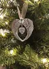 Angel Wing Heart Ognisko Kawałek mojego serca jest w nieba serce urok ornament pamięci pamiątkowy zagubionych bliskich ornament