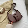 حار بيع الفاخرة تمساح نمط crossbody حقائب للنساء نصف جولة رسول حقيبة بو الجلود حقائب الكتف حقيبة كيس الرئيسية فام