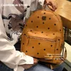 2022 Fashion Black Backpack Handbags Purses Men and Women Bag Rivet Leather Travel Laptop Backpacks Student Bookbag Back Pack Factory Price