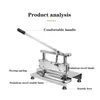 Klipp av fläskkotlett Ben Trotters Maskin Rostfritt stål Köttskivare Iever Principle Track Structure Bone Sawing Machine