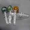 Portable Heady main tabac verre cuillère tuyau verre brûleur à mazout tuyaux ongles fumer herbe sèche tuyau prix ultra-pas cher