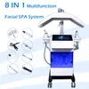 8 in 1 Sauerstoff-Wasser-Peeling Hydra Deep Skin Clean Hydra Dermabrasion Hautverjüngung Gesichtsreinigung Spa-Ausrüstung