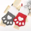 Julfest Hundkatt Strumpor Hängande Strumpor Träd prydnad Inredning Hosiery Plush Xmas Socks Kdis Present godisväska