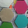 フェルト六角形の壁のステッカーIns不織布ライブ背景のインテリアの改装自己接着剤の壁紙