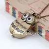 Новый Quartz Vintage Open и Close Owl Pocket Watch Ожерелье ретро -ювелирные украшения