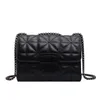 Weibliche Dame Gitter Pu Leder Umhängetaschen Für Frauen 2021 Schulter Messenger Tasche Damen Hand Sling Luxus Handtaschen Designer