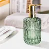 390 ml Zeepdispenser Chic Glass Bijvullen Lege fles Home El Badkamer Conditioner Hand Shampoo Detergent Container 211222