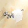 support de papier toilette en laiton chromé