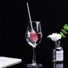 20pcs Eco-friendly Reusable Natural Crystal Drinking Straws Amethyst Stainless Steel Quartz Healing Stone Drink Straw With Brush Kit