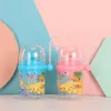 Kids Cute Drinking Cup Children Cute Whale Spray Water Bottle with Straw 260ml Summer Baby Plastic Straw Water Bottle