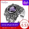 amethyst stone ring silver 925