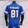 NCAA College Florida Gators Football Jersey 11 Kyle Trask 15 تيم Tebow 22 Emmitt Smith 81 Aaron Hernandez 84 Kyle Pitts