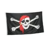 Halloween Fournitures Jolly Roger Crâne Croix Drapeau Pour La Décoration 3x5FT Bannière 90x150cm Festival Fête Cadeau 100D Polyester Imprimé Vente Chaude!