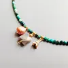 Lii Ji Véritable Pierre Chrysocolle Labradorite Perle D'eau Douce Tour De Fer Charmes S925 Fermoir Délicat Collier Fait Main Q0531