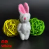 Bulk 100pcs 4.5cm(1.8") Plush Mini Rabbit Joint Pendants Stuffed Bunny For Key chain/Bouquet/Mobile Phone/Bag Dolls soft Toys