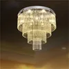 Nowoczesny minimalistyczny kryształowy lampa sufitowa salon sypialnia led kryształowy żyrandol światła luksusowe podwójne lampy wiszące