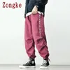 Zongke Elementi Giapponesi Pantaloni Da Jogging Abbigliamento Uomo Pantaloni Pantaloni Da Uomo Pantaloni Streetwear Giapponesi Moda Uomo 5XL 2020 Autunno 1114