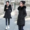 Faux Fur Parkas Women Down Jacket Winter Thick Snow Wear Coat Lady Clothing Female s 201027