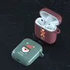 Caso de Natal para Airpods Pro Sem Fio Bluetooth Fone de Ouvido Macio TPU Capa protetora para Airpods1 / 2 DHL Frete Grátis