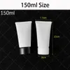 50ml 80ml 100ml 150ml Matte Frost Tubi morbidi Vuoto Contenitore per lozione cosmetica Lavaggio del corpo Gel doccia Shampoo Bottiglie di dentifricio