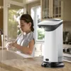 420ml Automatisk flytande tvåldispenser Smart sensor Touchless ABS Electropled Sanitizer Dispensador för kök Badrum Y200407