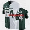 NCAA Split Edition College Football Jersey Jack Conklin Matt Allen Khari Willis Herb Adderley Le'Veon Bell Tre Mosley Trae Waynes Payton