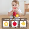Tumama Rattles 4Pack frukt Rattle Handle Barnvagn Hängande Teether Baby Leksaker 0-12 månader 201224