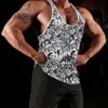 Marca sin mangas de los hombres de camuflaje de secado rápido Muscle Summer Vest ropa Bodybuilding Fitness Men Tank Top Undershirt Y200106