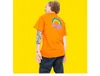 Designer Rainbow Letter Printing kortärmad avslappnad T-shirts Löst par toppar för kvinnor och kvinnor