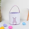 500pcs panier de rangement d'oeufs de pâques personnalisé oreilles de lapin seau sac à main sacs cadeaux créatifs par mer DAP441