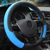 9 Color Sport Car Roelle täcker Antislip Leather Car Steering Cover Autostyling Anticatch Holder Protor J220808