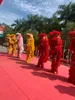 Costume de mascotte d'animal de danse du lion du sud adulte effectuant un déguisement oriental Costume de carnaval de jeu de rôle tenue Rave Playgrou202W